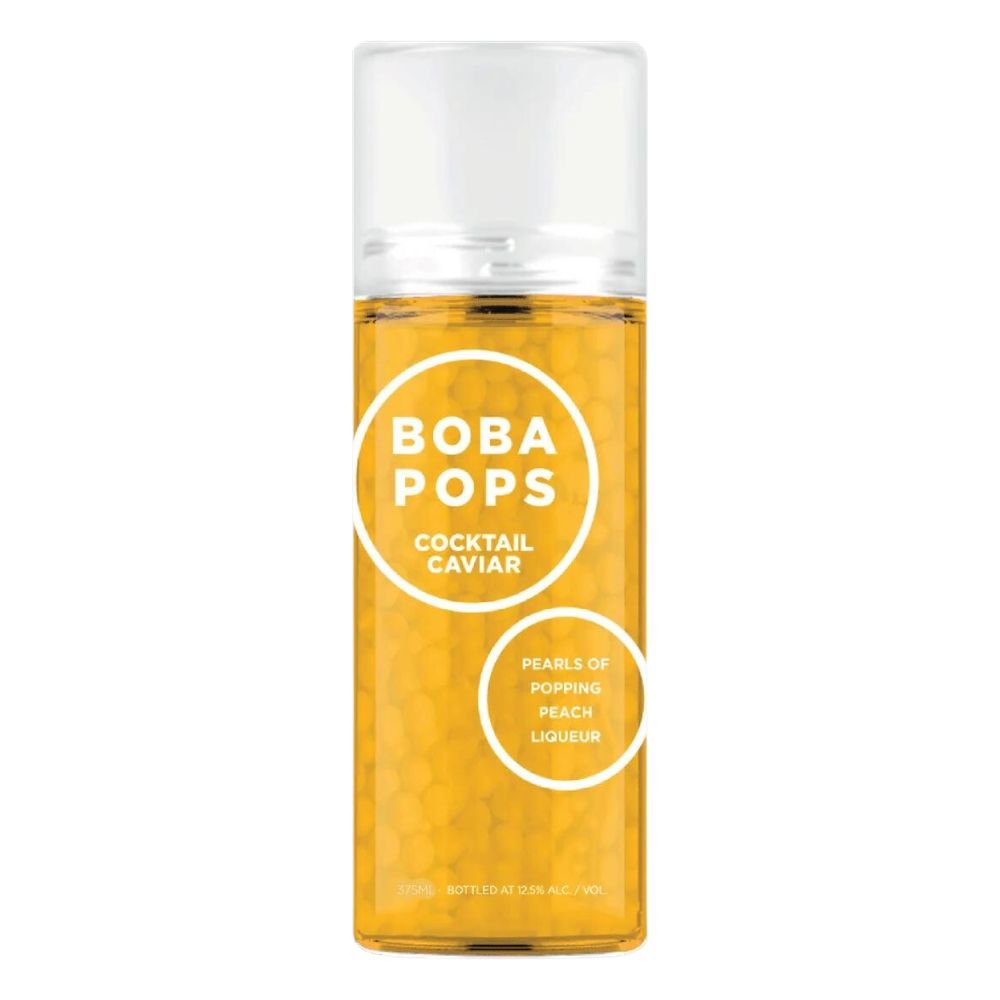 Cocktail Caviar Boba Pops Popping Peach Liqueur Pearls 375ml Cocktail Caviar