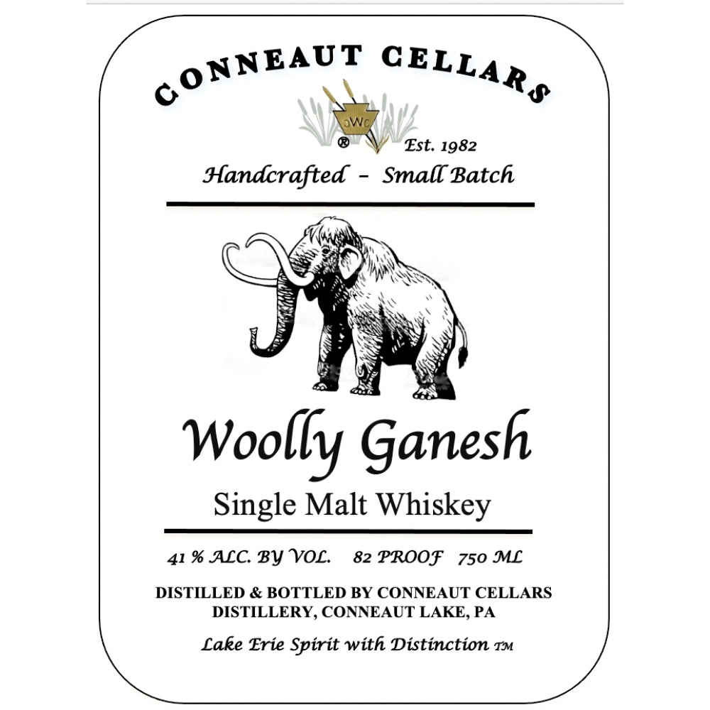 Conneaut Cellars Woolly Ganesh Single Malt Whiskey - Main Street Liquor