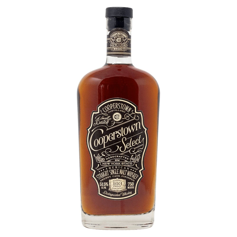 Cooperstown Select Straight American Single Malt Whiskey American Whiskey Cooperstown Distillery   
