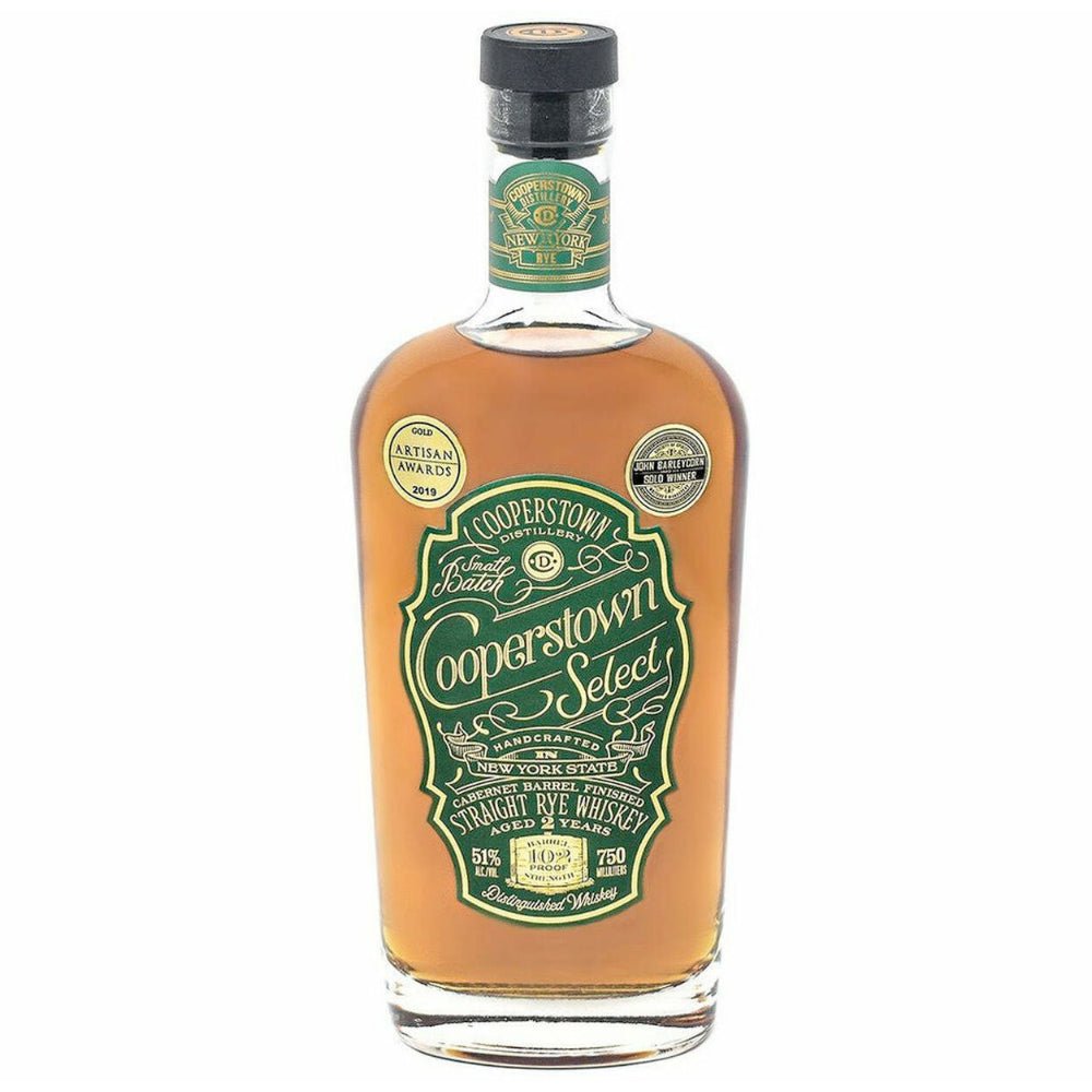 Cooperstown Select Straight Rye Whiskey Rye Whiskey Cooperstown Distillery   