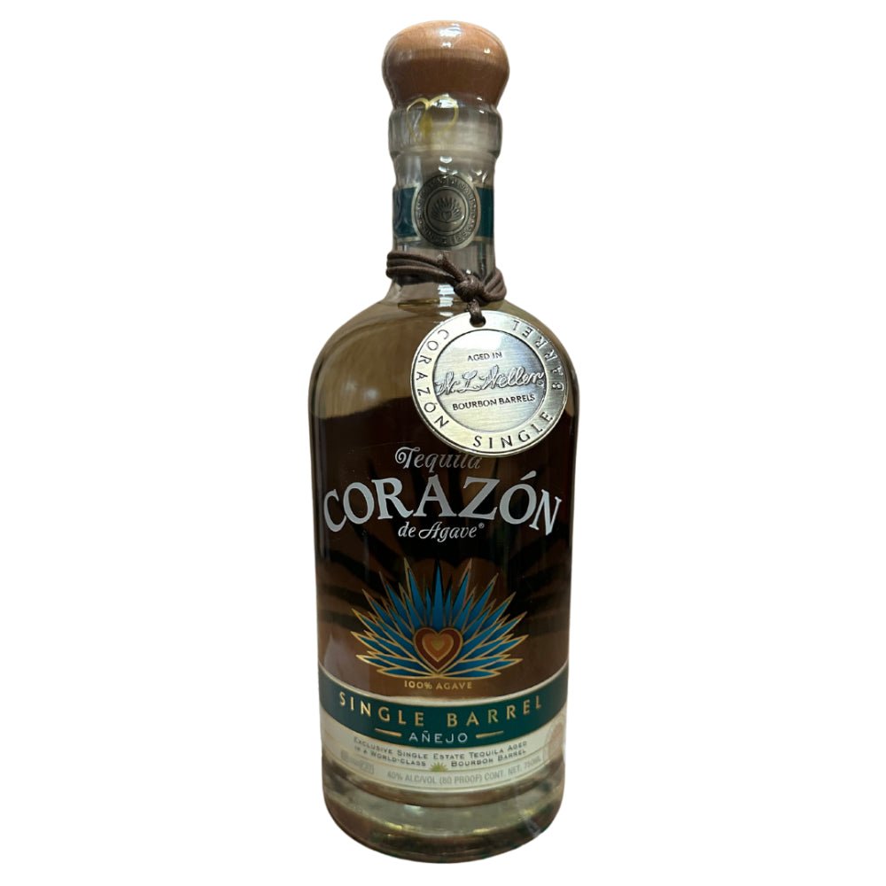 Corazon Tequila Anejo Single Barrel Aged in William Larue Weller Barrels By Main Street Liquor Tequila Corazon Tequila   