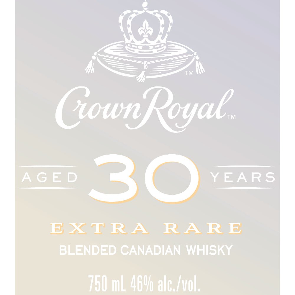 Crown Royal 30 Year Old Extra Rare Blended Whisky Canadian Whisky Crown Royal   