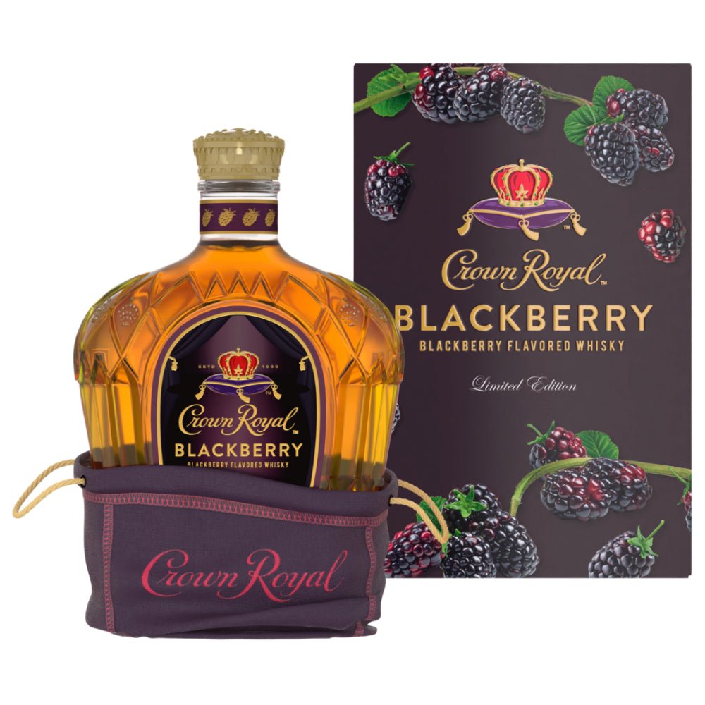 Crown Royal Blackberry Flavored Whisky Canadian Whisky Crown Royal   