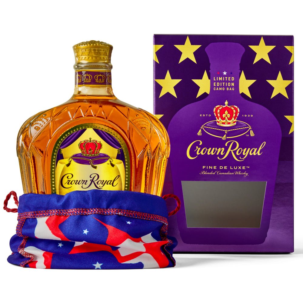 Crown Royal Limited Edition Camo Bag Canadian Whisky Crown Royal   