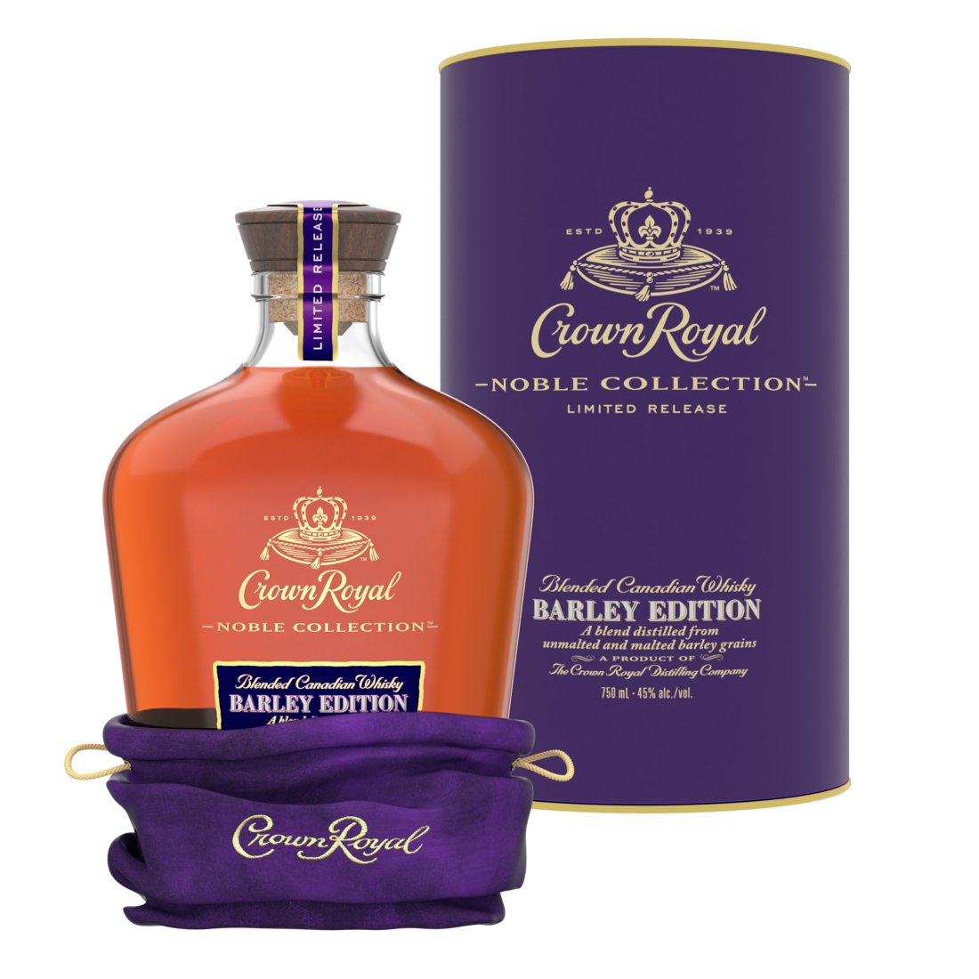 Crown Royal Noble Collection Barley Edition Canadian Whisky Crown Royal   