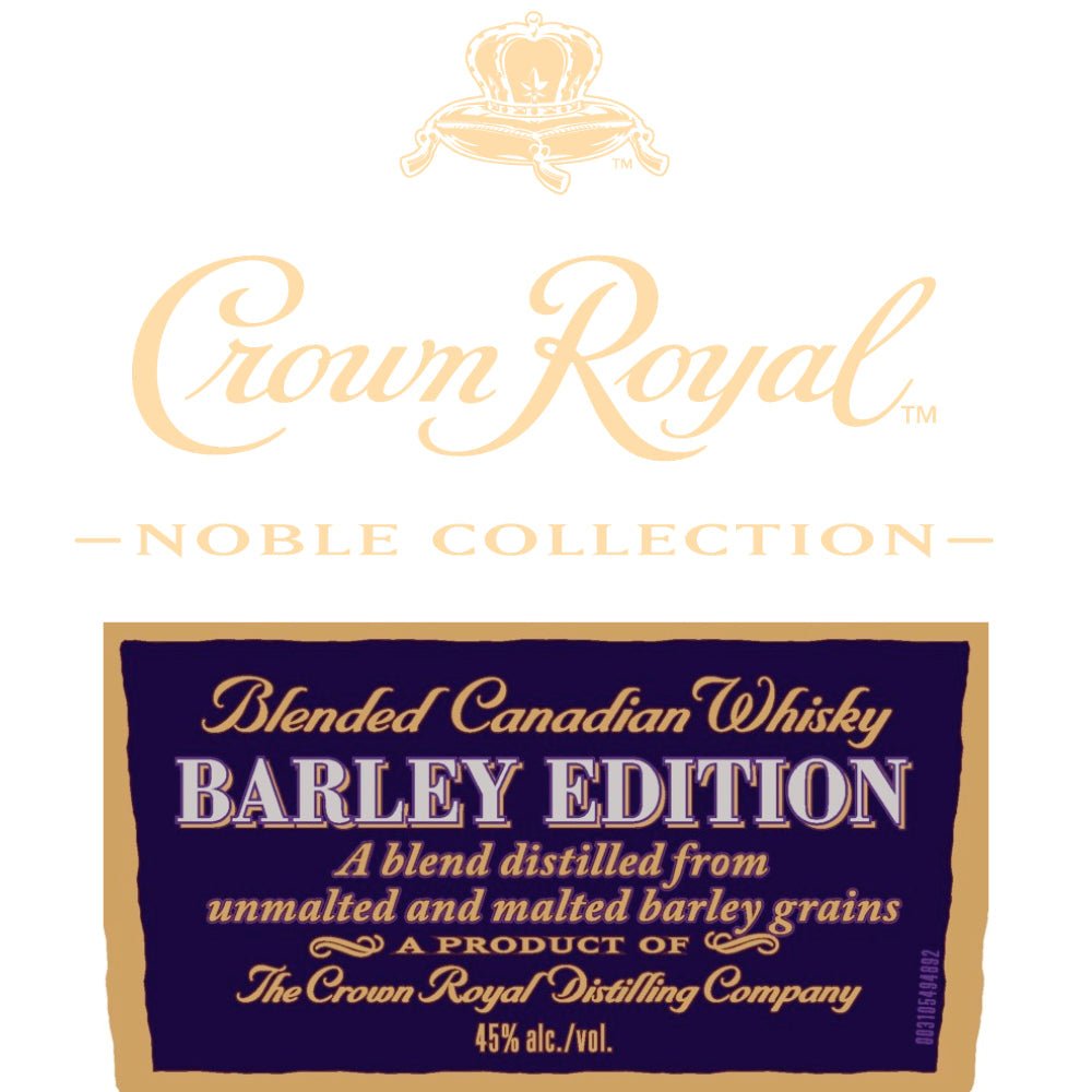 Crown Royal Noble Collection Barley Edition Canadian Whisky Crown Royal   