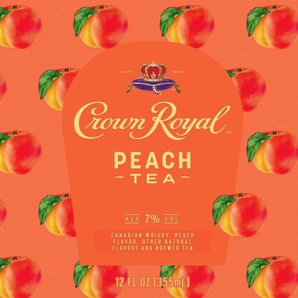 Crown Royal Peach Tea Canned Cocktail Hard Seltzer Crown Royal   