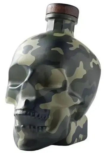 Crystal Head Camo “Land Of The Free” Deep Etch Custom Bottle - Main Street Liquor