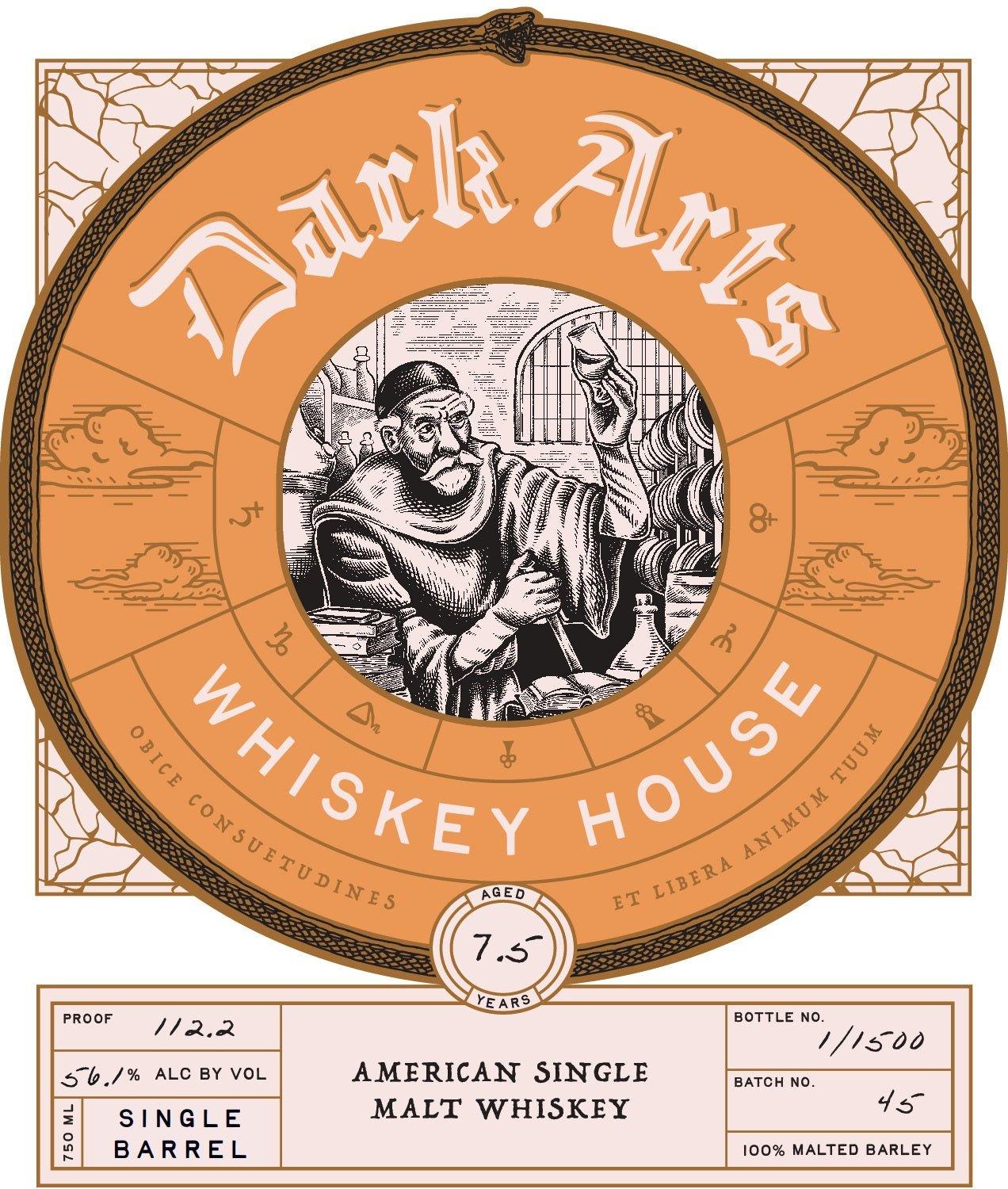 Dark Arts Whiskey House American Single Malt Whiskey Single Barrel 7.5 Years - Main Street Liquor