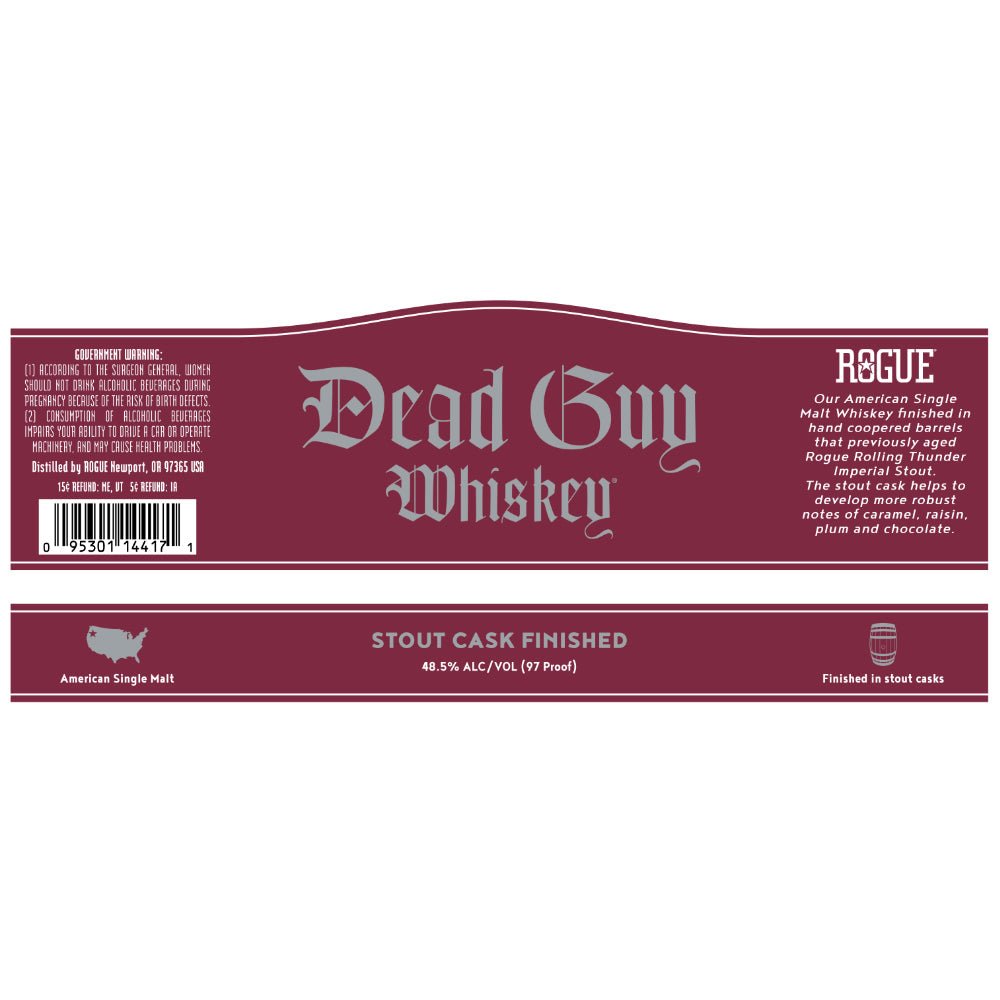 Dead Guy Stout Cask Finished Whiskey - Main Street Liquor