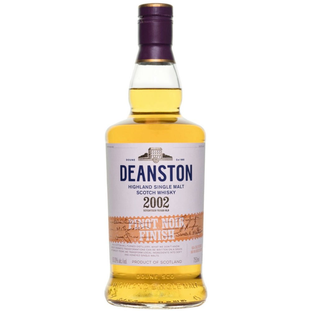 Deanston 17 Year Old Pinot Noir Finish Scotch Deanston Whisky   