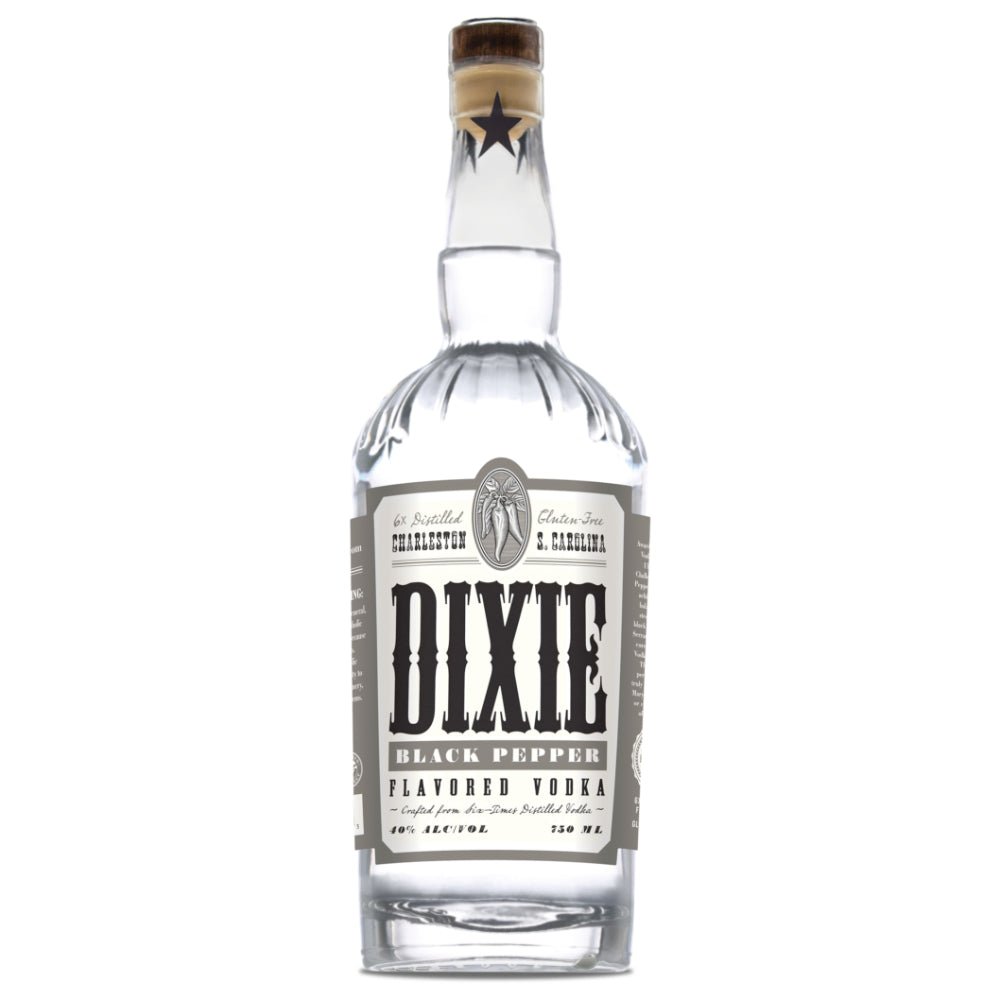 Dixie Black Pepper Flavored Vodka 1L Vodka Dixie Vodka   