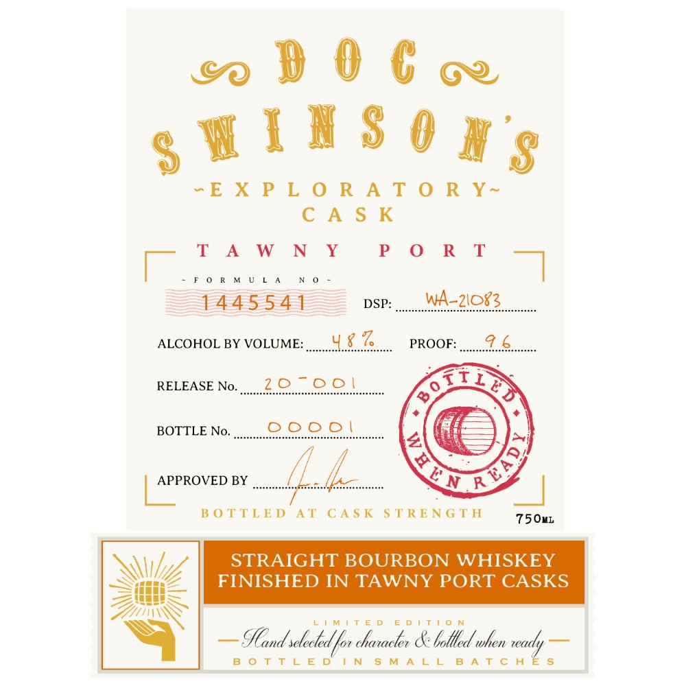 Doc Swinson’s Exploratory Cask Tawny Port Straight Bourbon Bourbon Doc Swinson's   