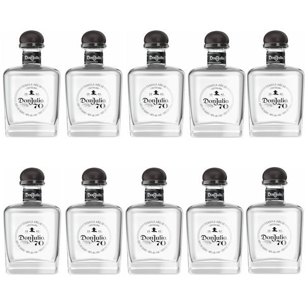 Don Julio 70 Cristalino Añejo Tequila 50ml (10 Pack) - BuyMyLiquor