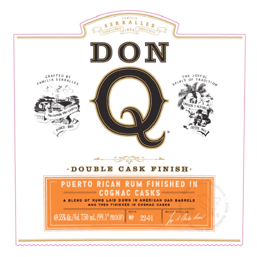 Don Q Double Cask Aged Cognac Cask Finish Rum Rum Don Q   