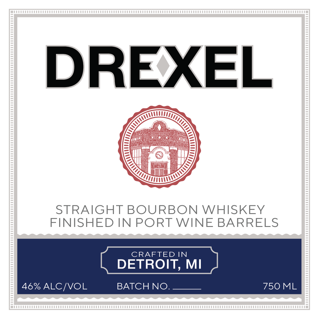 Drexel Straight Bourbon Whiskey Finished in Port Wine Barrels - Main Street Liquor