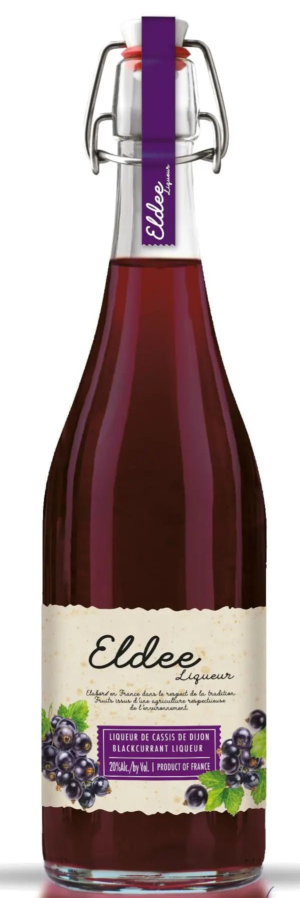 Eldee Cassis de Dijon Blackcurrant Liqueur - BuyMyLiquor