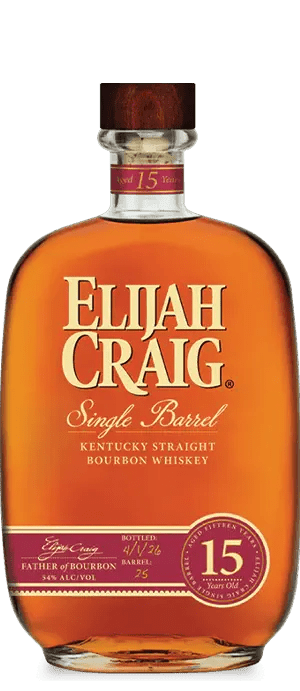 Elijah Craig 15 Year Old Single Barrel Kentucky Straight Bourbon Whiskey - Main Street Liquor