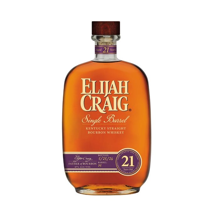 Elijah Craig 21 Year Old Single Barrel Kentucky Straight Bourbon Whiskey - BuyMyLiquor