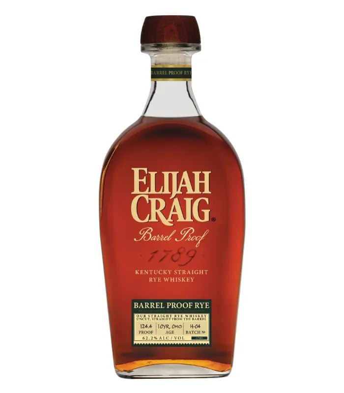 Elijah Craig Barrel Proof Rye 10 Year Batch H-04 124.4 Proof (Pre-Order) - BuyMyLiquor