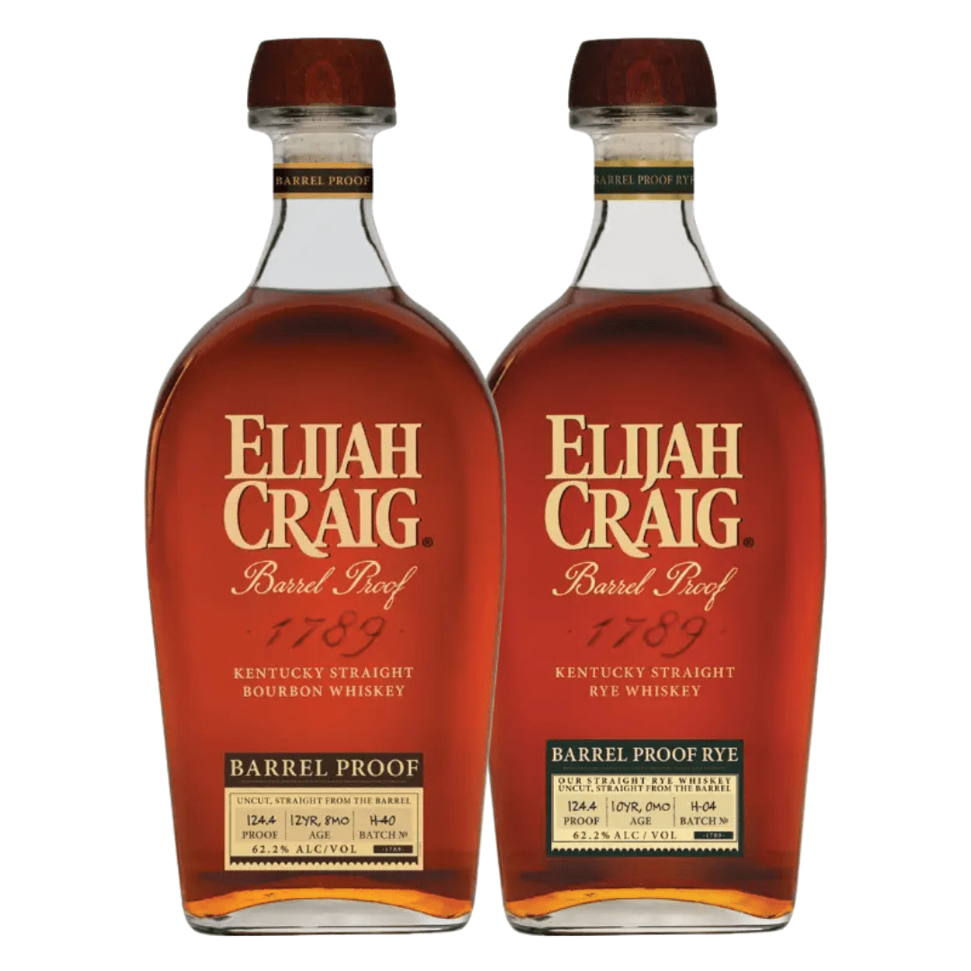 Elijah Craig Batch H Barrel Proof Bourbon & Rye Bundle (Pre-Order) - BuyMyLiquor