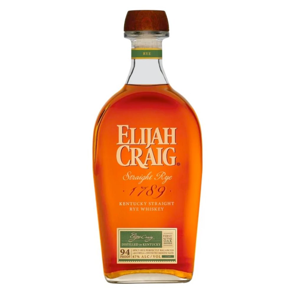 Elijah Craig Straight Rye Whiskey 375mL Rye Whiskey Elijah Craig   