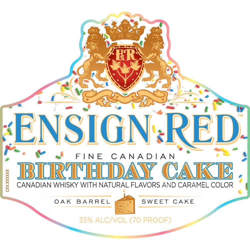 Ensign Red Birthday Cake Canadian Whisky Canadian Whisky Ensign Red   
