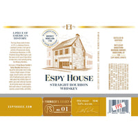 Thumbnail for Espy House Founder’s Select No. 01 Straight Bourbon Bourbon Espy House Spirits   