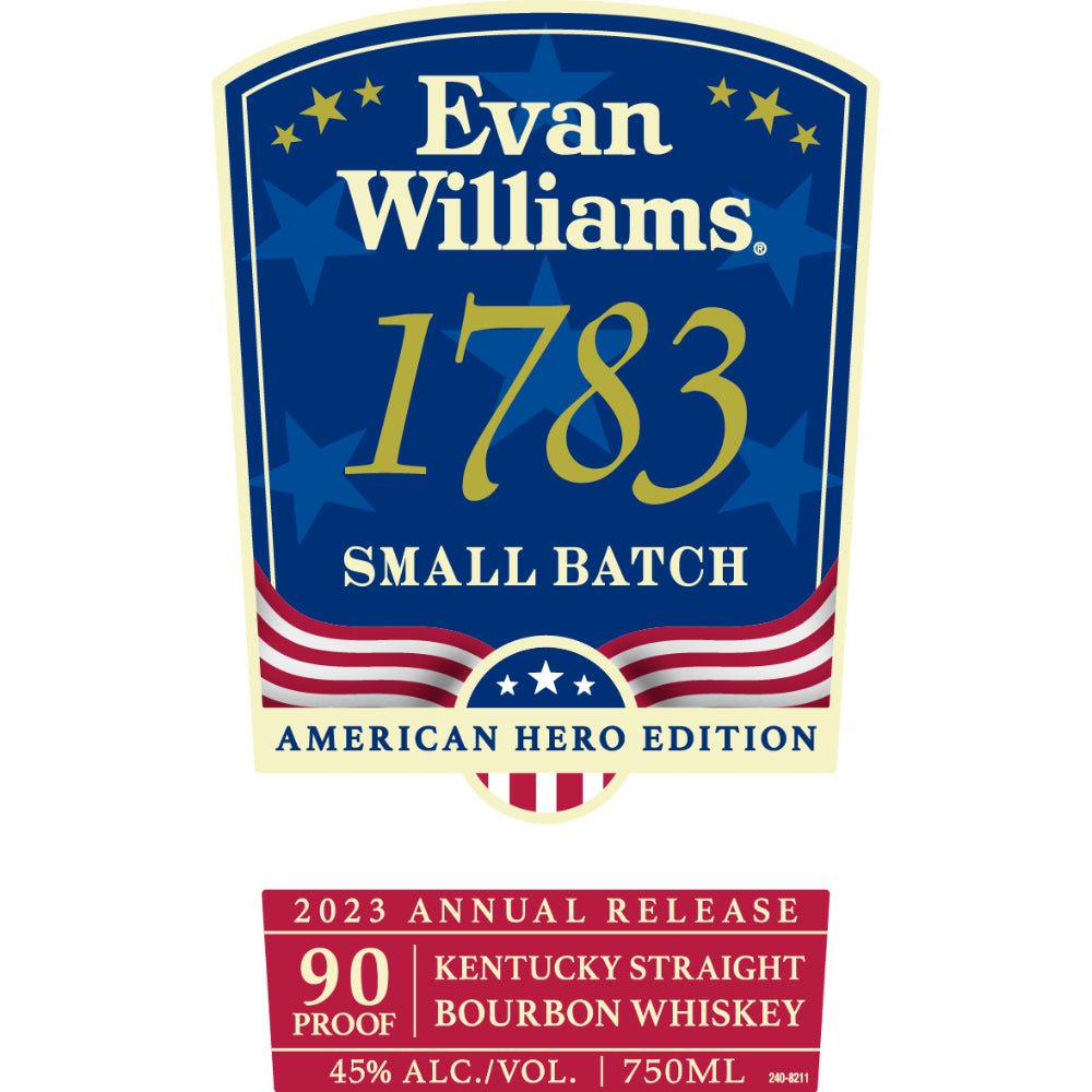 Evan Williams 1783 American Hero Edition 2023 Release 1.75 Liter Bourbon Evan Williams   