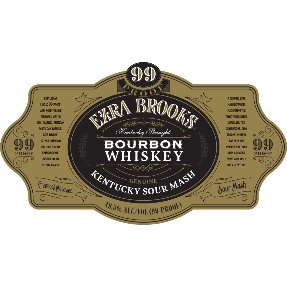Ezra Brooks 99 Proof Bourbon Bourbon Ezra Brooks   