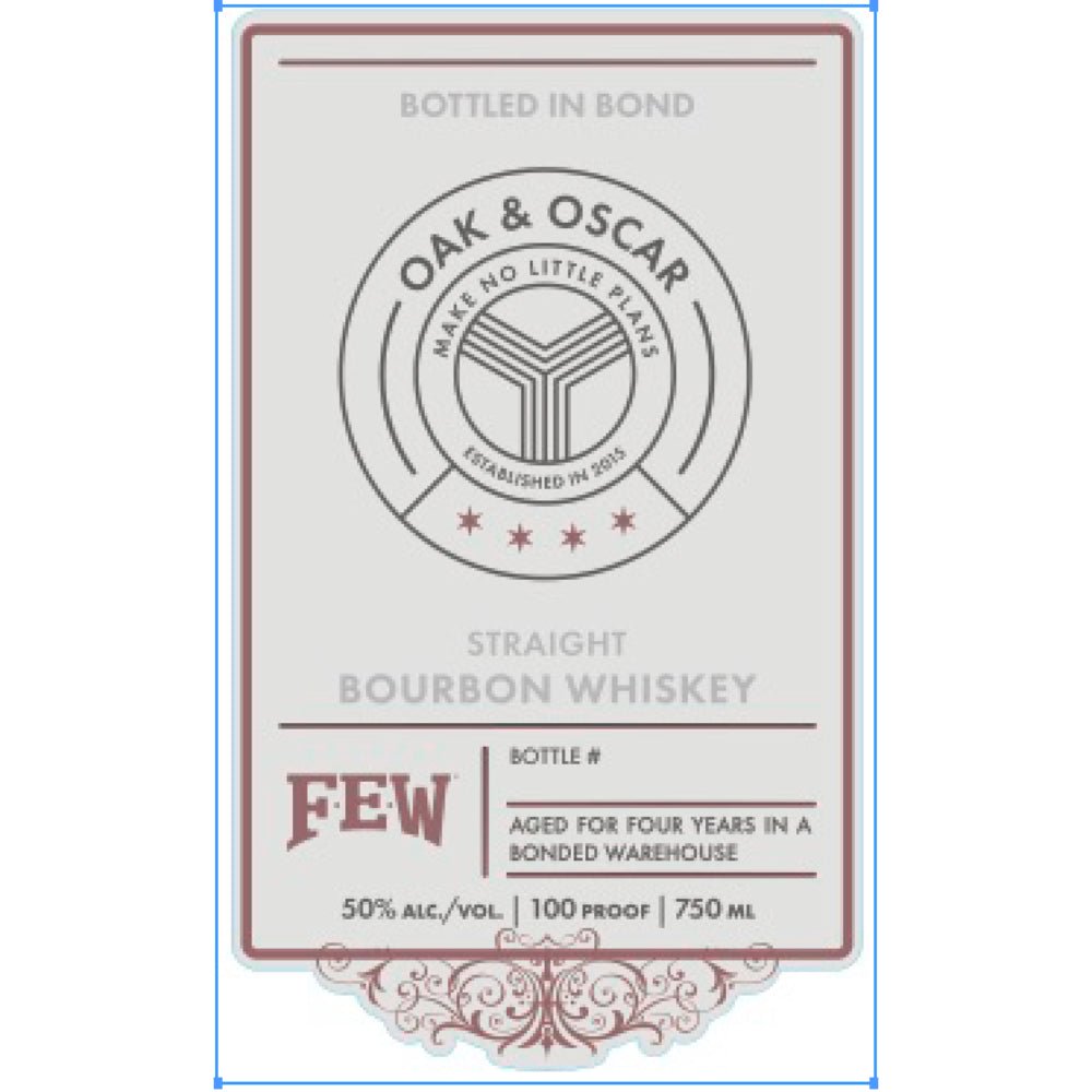 FEW Oak & Oscar Bottled in Bond Straight Bourbon - Main Street Liquor
