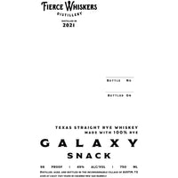 Thumbnail for Fierce Whiskers Galaxy Snack Straight Rye Rye Whiskey Fierce Whiskers Distillery   