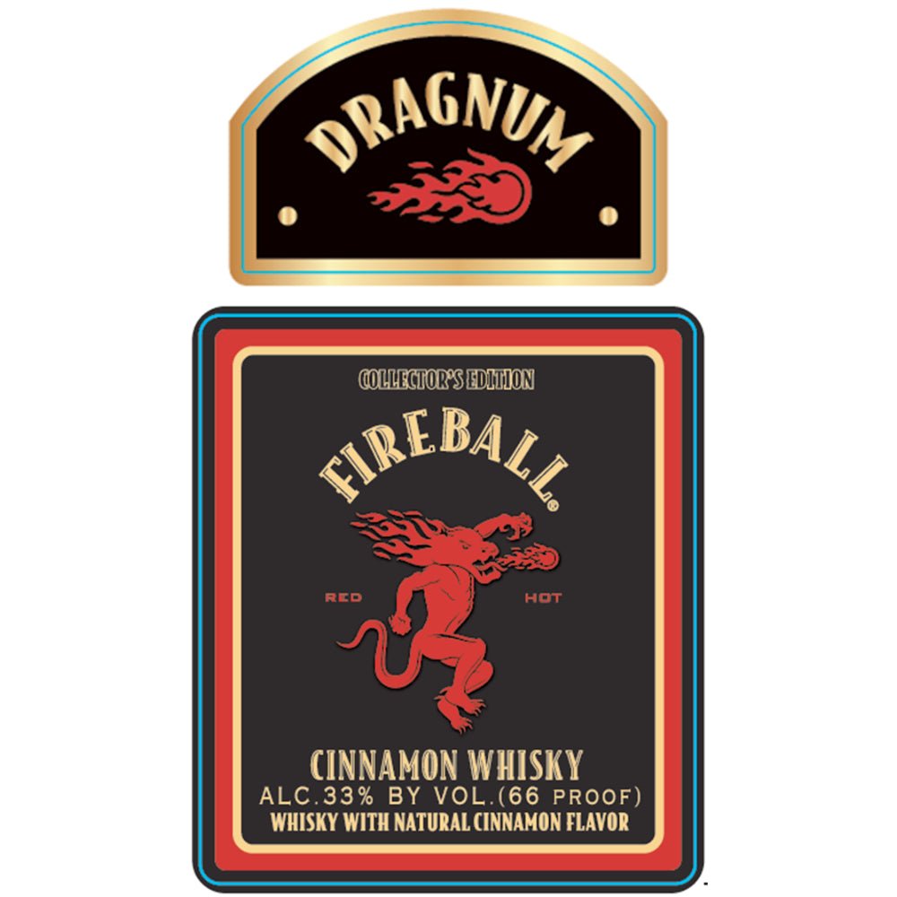 Fireball Dragnum Collector’s Edition Cinnamon Whisky 1.75L American Whiskey Fireball   