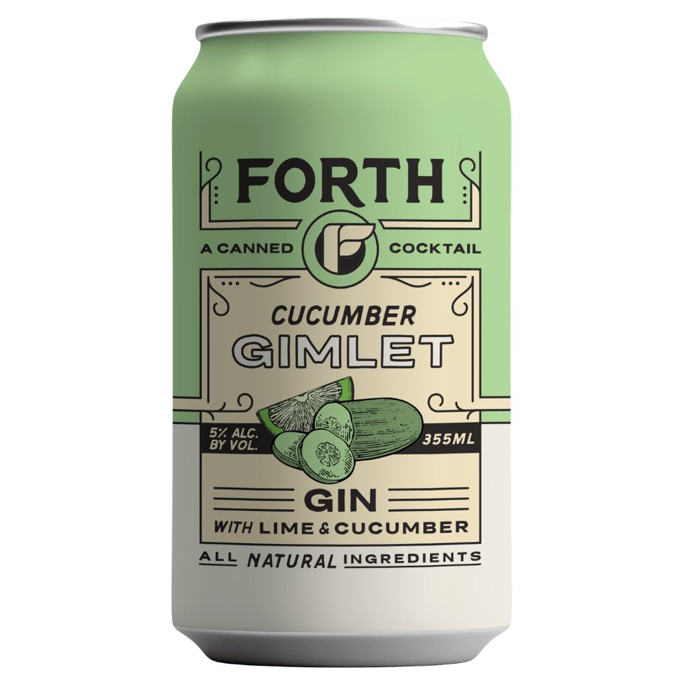 Forth Cucumber Gimlet Canned Cocktail 4pk Ready-To-Drink Cocktails Forth Distilled Goods   
