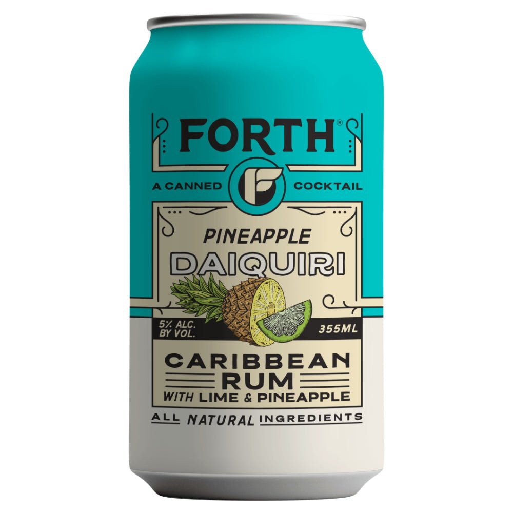 Forth Pineapple Daiquiri Canned Cocktail 4pk Ready-To-Drink Cocktails Forth Distilled Goods   
