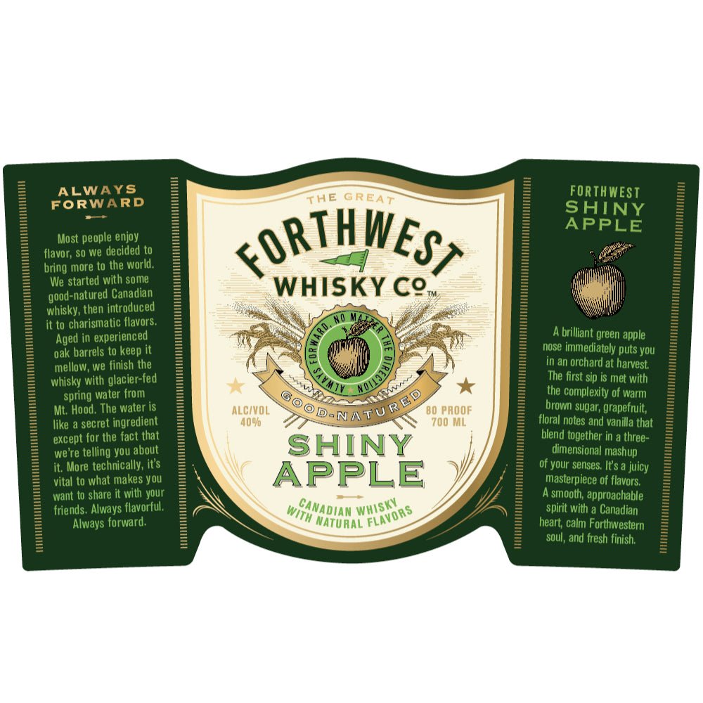Forthwest Shiny Apple Whisky Canadian Whisky Forthwest Whisky Co   