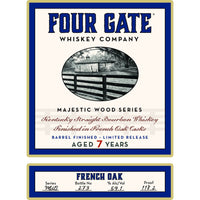 Thumbnail for Four Gate Majestic Wood Series 7 Year Old French Oak Straight Bourbon Bourbon Four Gate Whiskey Company   