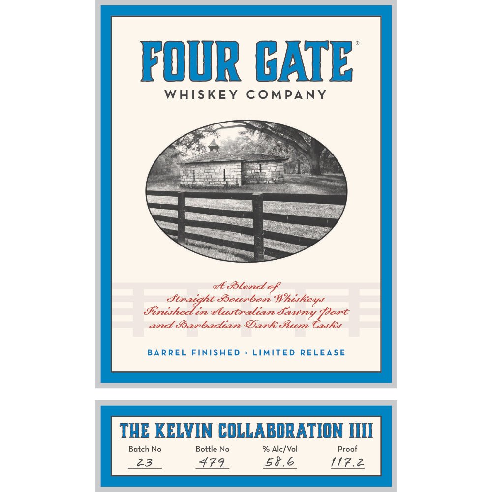 Four Gate The Kelvin Collaboration IIII Bourbon Four Gate Whiskey Company   