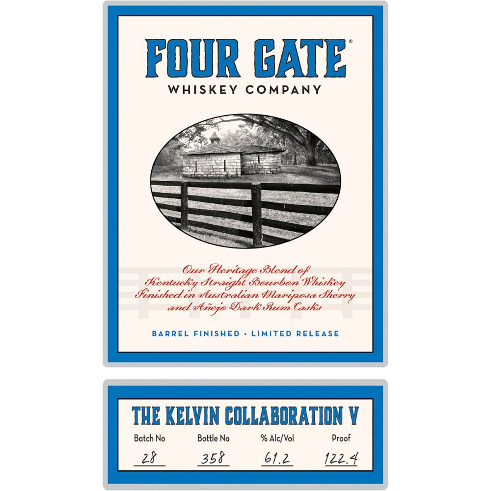 Four Gate The Kelvin Collaboration V Kentucky Straight Bourbon Bourbon Four Gate Whiskey Company   