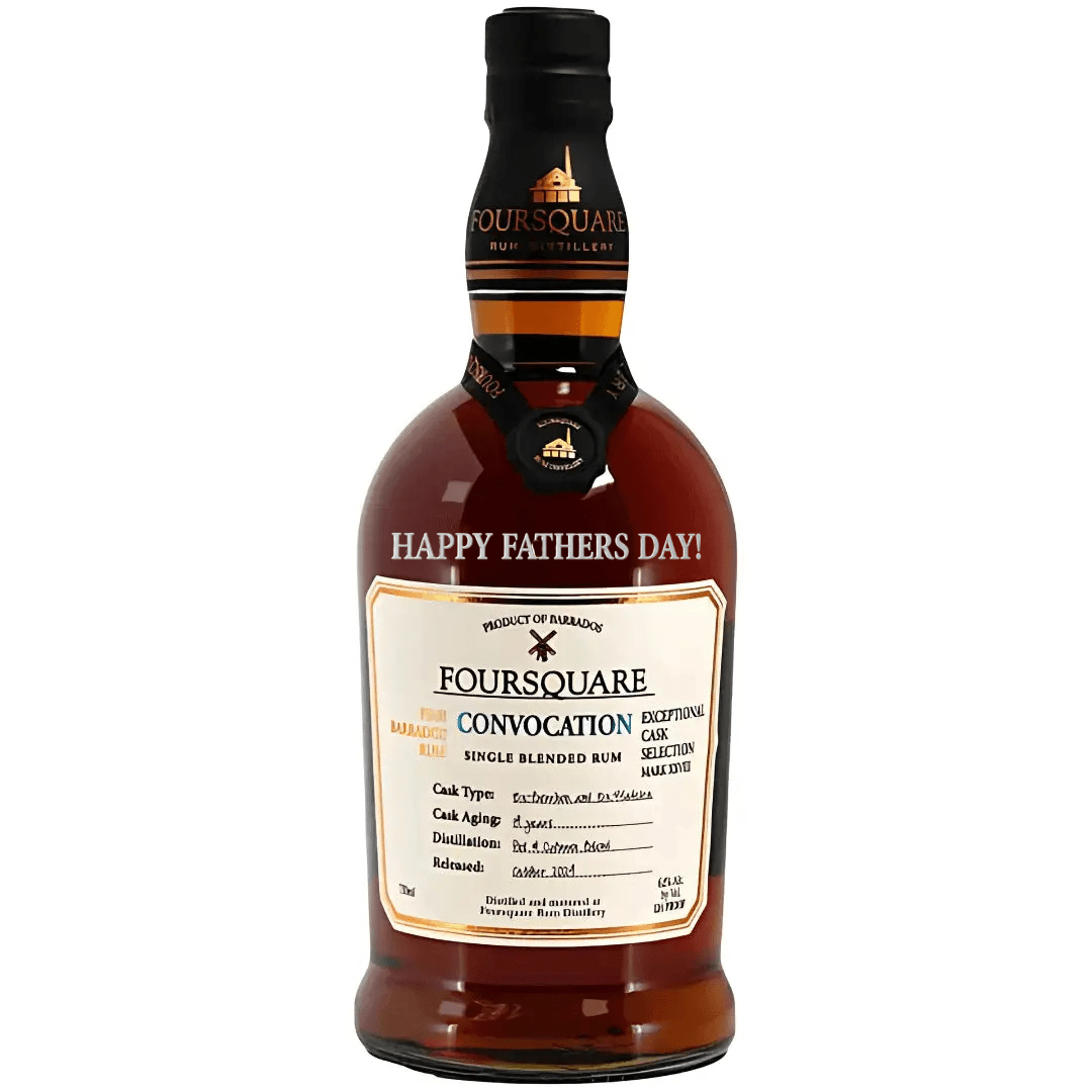 Foursquare Convocation Exceptional Cask Selection Mark XXVIII Rum “HAPPY FATHERS DAY!” Engraved Bottle 2026 - Main Street Liquor