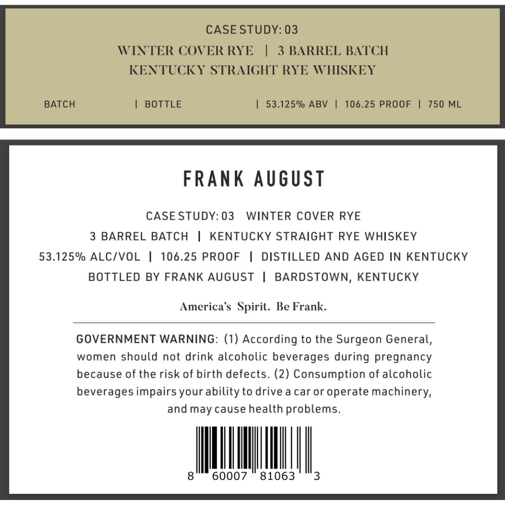 Frank August Case Study: 03 - Main Street Liquor