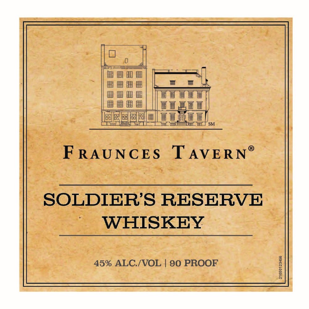 Fraunces Tavern Soldier’s Reserve Whiskey American Whiskey The Better Man Distilling   