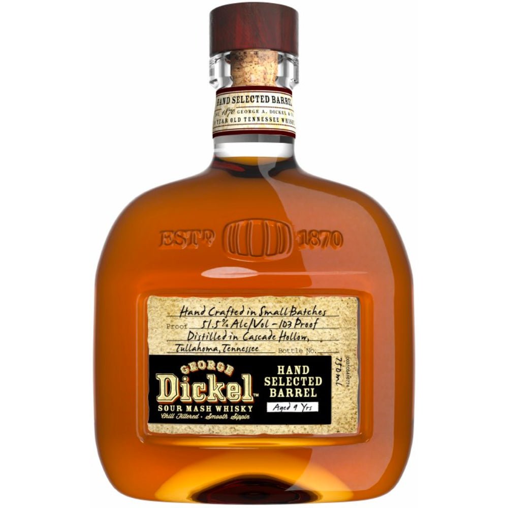 George Dickel 9 Year Old Hand Selected Barrel American Whiskey George Dickel   