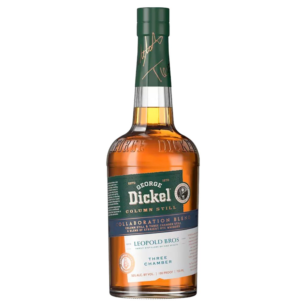 George Dickel x Leopold Bros Three Chamber Rye Collaboration Blend 2023 Release Rye Whiskey George Dickel   