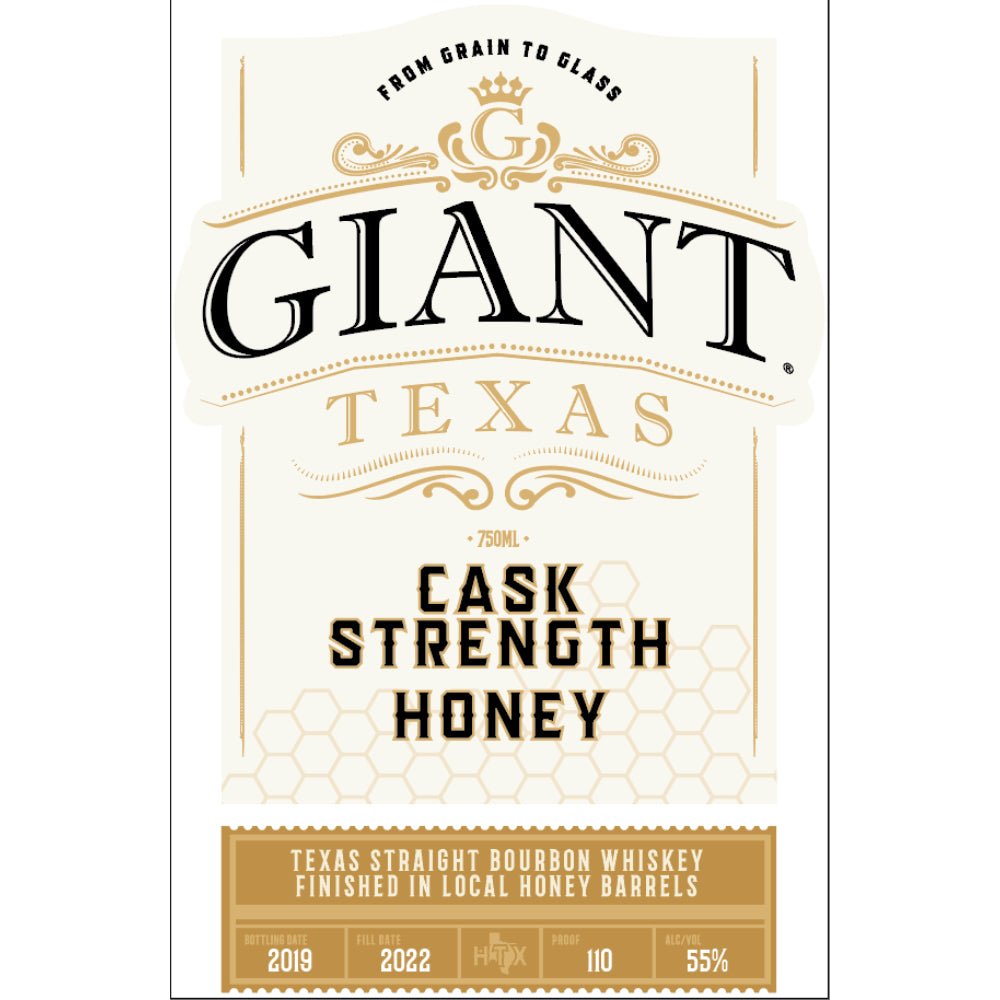 Giant Texas Cask Strength Honey Bourbon Bourbon Giant Texas Distillers   