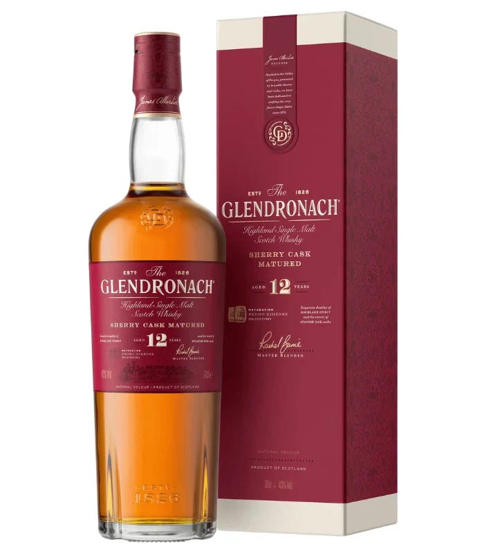 GlenDronach 12 Year Sherry Cask Single Malt Scotch Whisky 700mL - Main Street Liquor