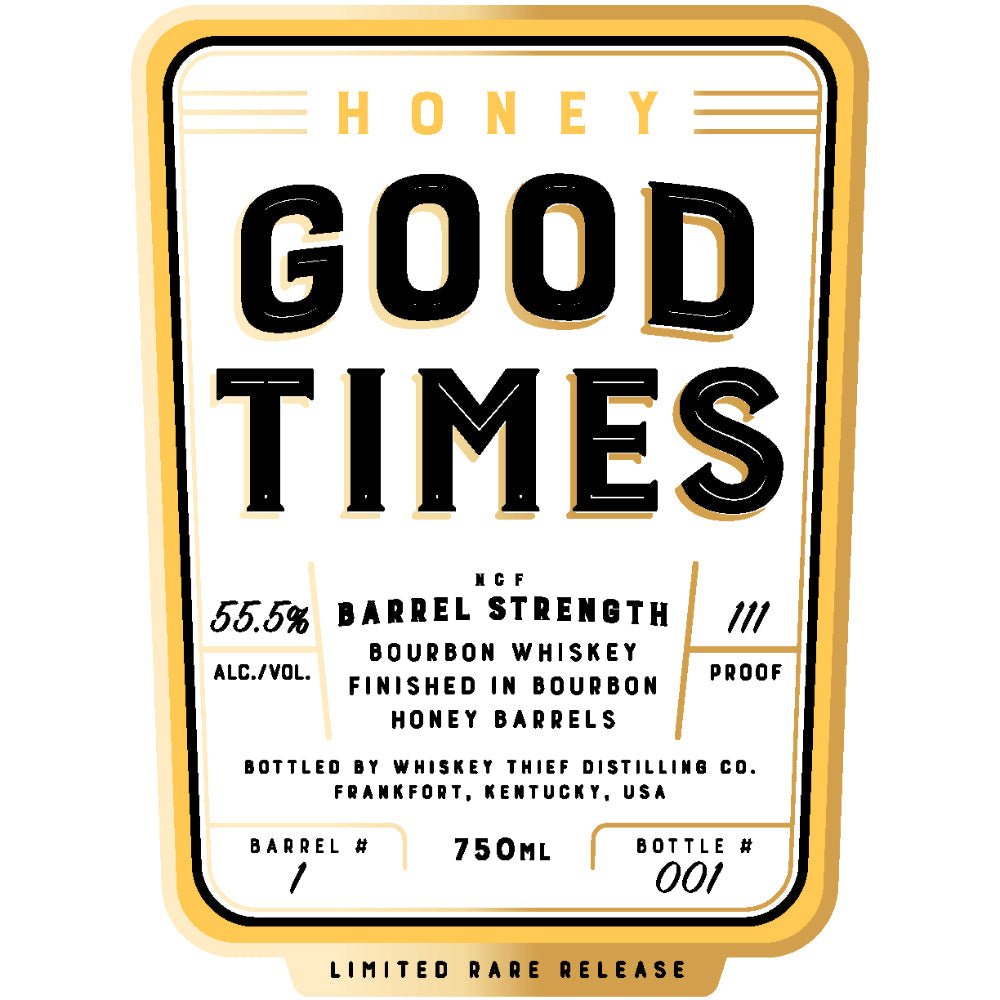 Good Times Honey Barrel Finished Bourbon Bourbon Good Times Bourbon   
