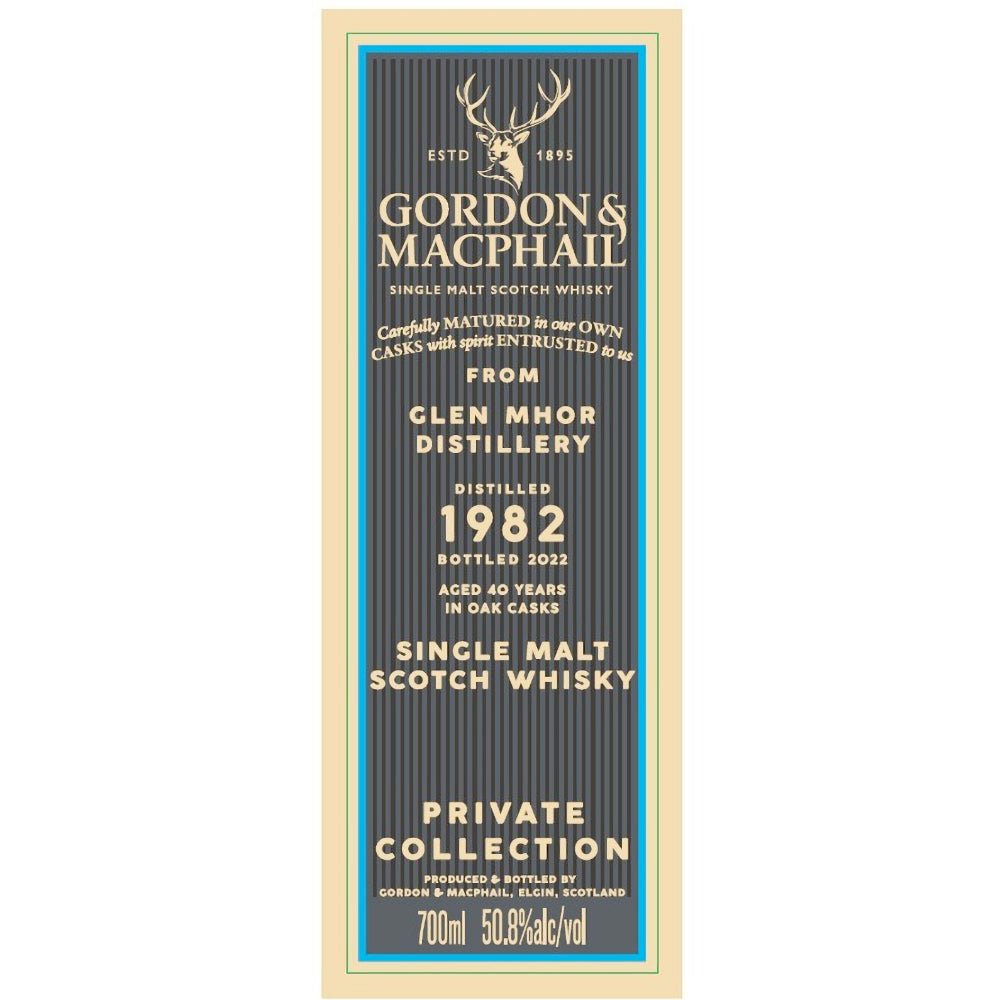 Gordon & Macphail 1982 Glen Mhor 40 Year Old - Main Street Liquor