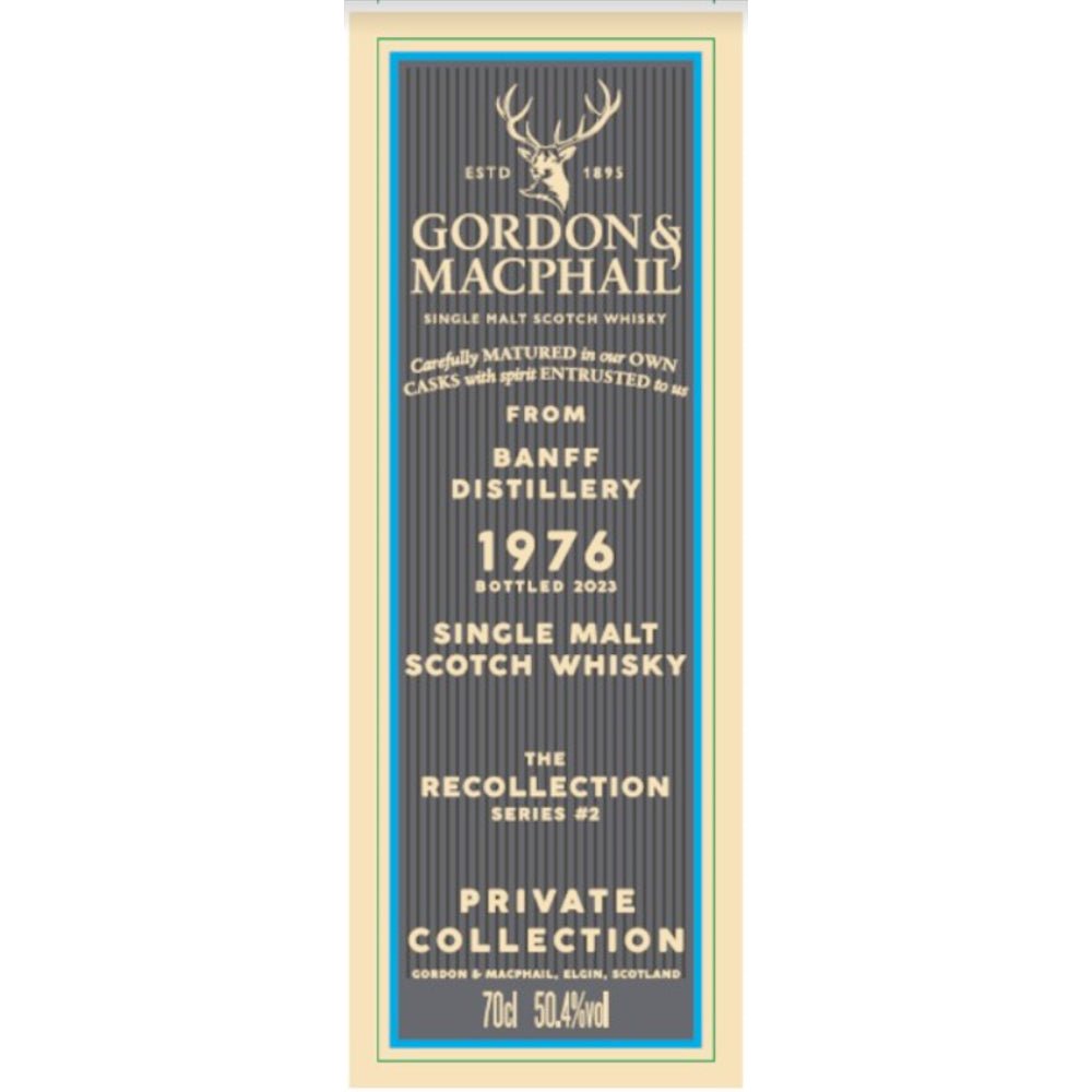 Gordon & Macphail The Recollection Series #2 46 Year Banff Distillery - Main Street Liquor