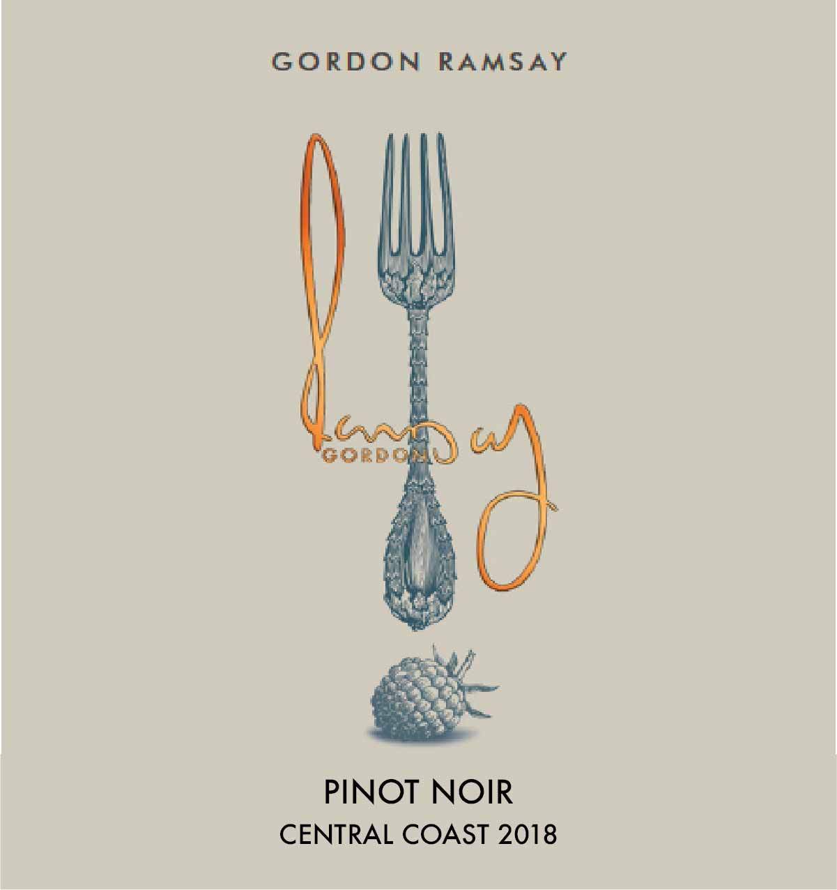 Gordon Ramsay Pinot Noir | Central Coast 2018 Wine Bold Wine Co.   